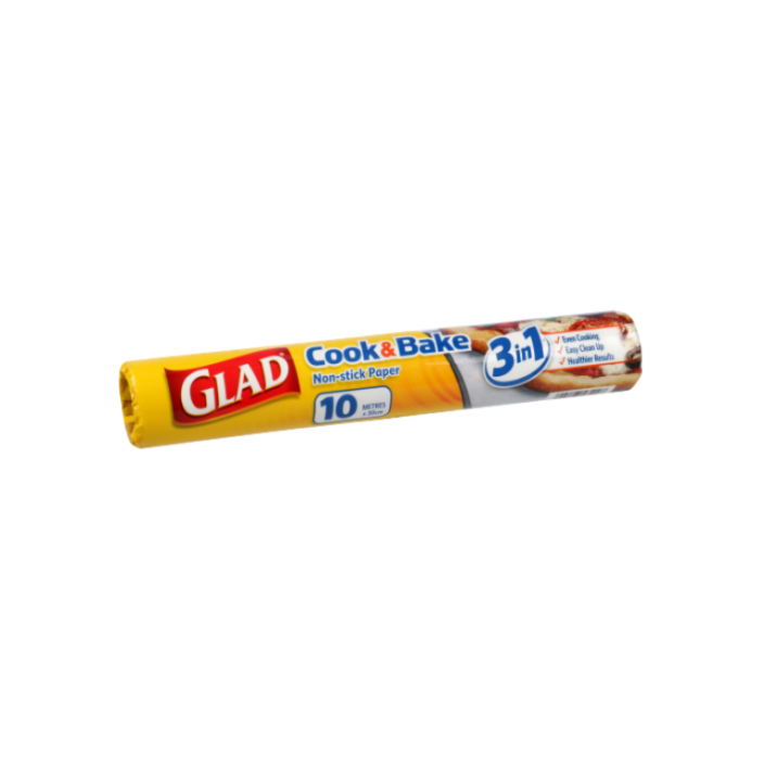 Glad® Cook & Bake Paper 10m Refill