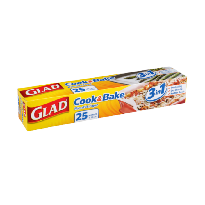 Glad® Cook & Bake Paper 25m Dispenser