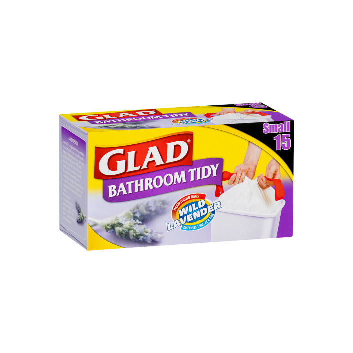 Glad® Bathroom Tidy Bags Small 15pk