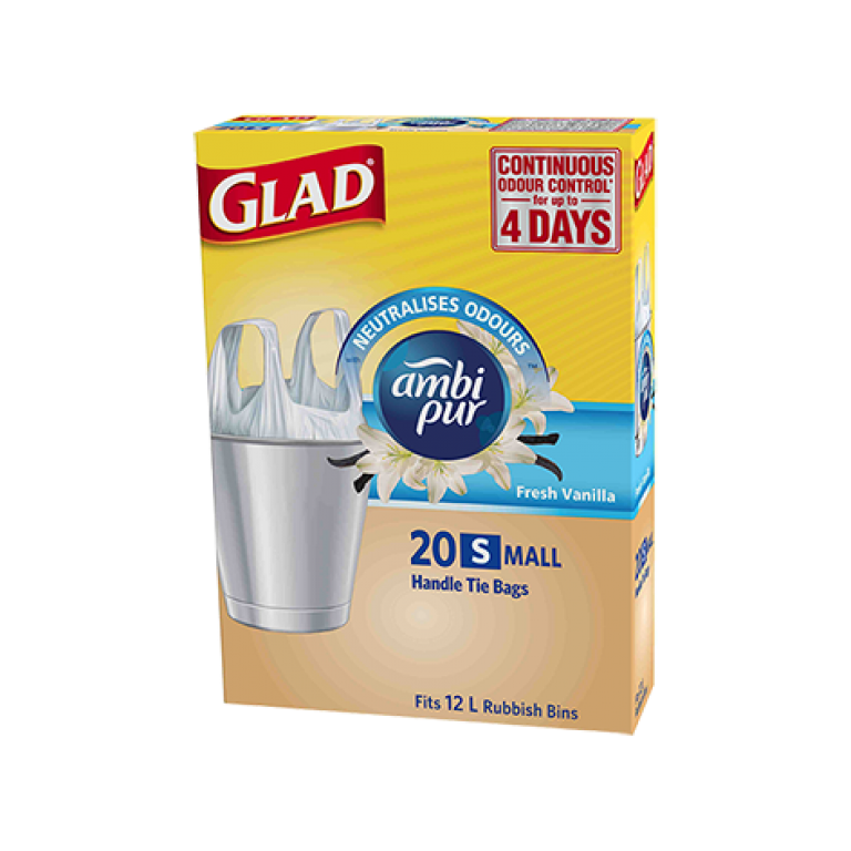 Glad® Ambi Pur Handle Tie Bags Small 20pk