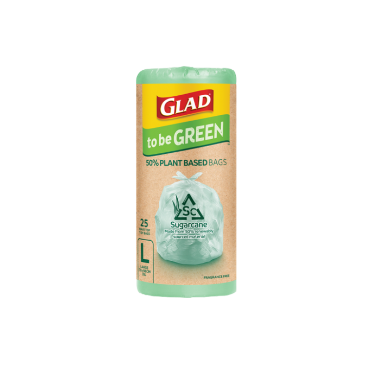 Glad to be Green® Plant Based Bags Large 25pk